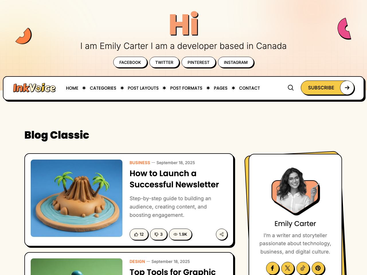 Blog — Classic